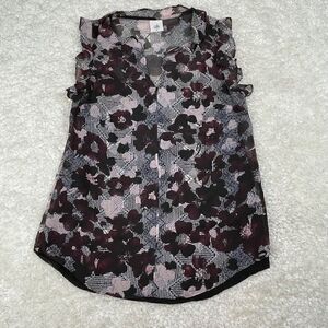 Cabi Weaver Floral Blouse Top